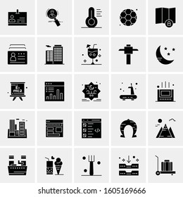 Set of 25 Universal Business Icons Vector
