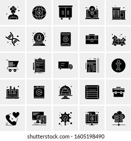 Set of 25 Universal Business Icons Vector