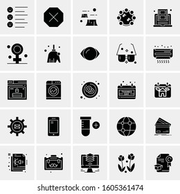 Set of 25 Universal Business Icons Vector