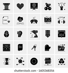 Set of 25 Universal Business Icons Vector