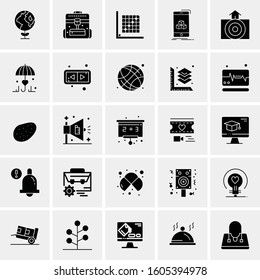 Set of 25 Universal Business Icons Vector