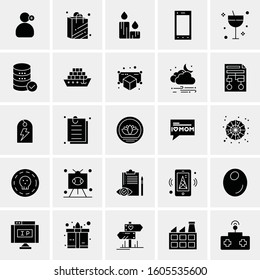 Set of 25 Universal Business Icons Vector