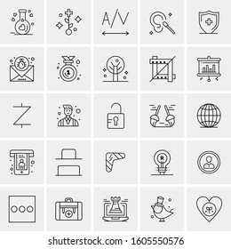 Set of 25 Universal Business Icons Vector