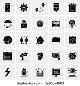 Set of 25 Universal Business Icons Vector