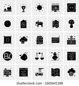 Set of 25 Universal Business Icons Vector