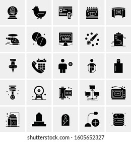 Set of 25 Universal Business Icons Vector