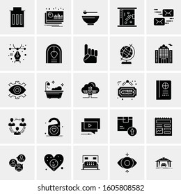 Set of 25 Universal Business Icons Vector