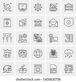 Set of 25 Universal Business Icons Vector