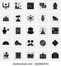 Set of 25 Universal Business Icons Vector