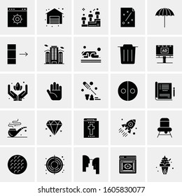 Set of 25 Universal Business Icons Vector