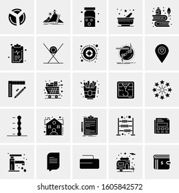 Set of 25 Universal Business Icons Vector