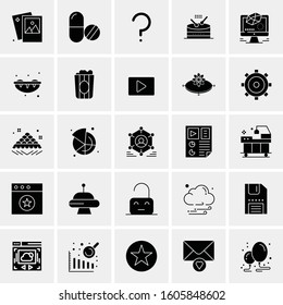 Set of 25 Universal Business Icons Vector