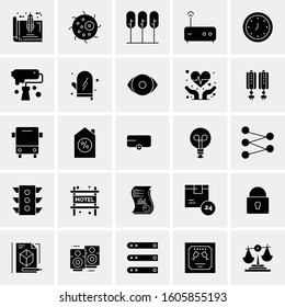 Set of 25 Universal Business Icons Vector