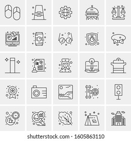 Set of 25 Universal Business Icons Vector