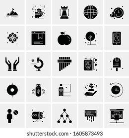Set of 25 Universal Business Icons Vector