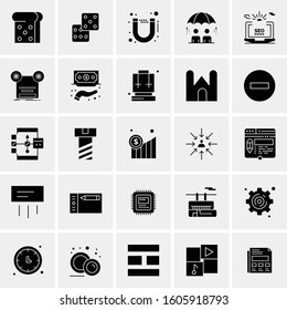 Set of 25 Universal Business Icons Vector