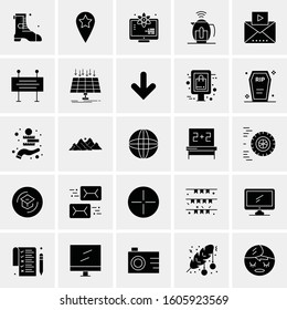 Set of 25 Universal Business Icons Vector