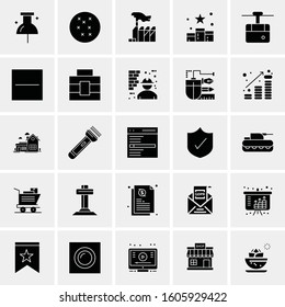Set of 25 Universal Business Icons Vector