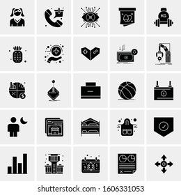 Set of 25 Universal Business Icons Vector