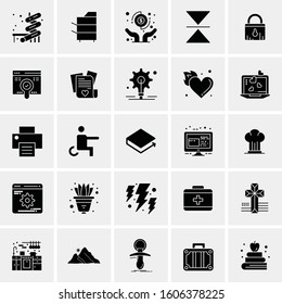 Set of 25 Universal Business Icons Vector