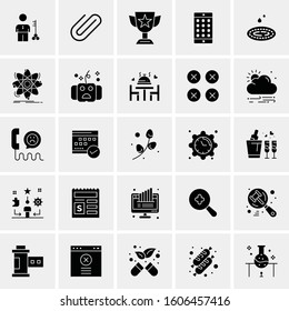 Set of 25 Universal Business Icons Vector