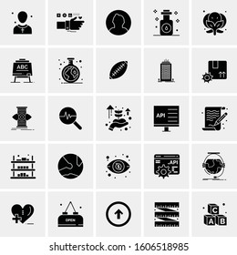 Set of 25 Universal Business Icons Vector