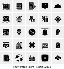 Set of 25 Universal Business Icons Vector
