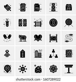 Set of 25 Universal Business Icons Vector