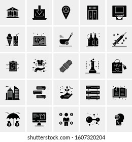 Set of 25 Universal Business Icons Vector