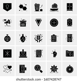 Set of 25 Universal Business Icons Vector