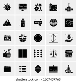 Set of 25 Universal Business Icons Vector