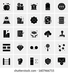 Set of 25 Universal Business Icons Vector