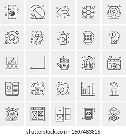 Set of 25 Universal Business Icons Vector