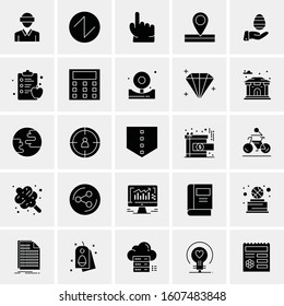 Set of 25 Universal Business Icons Vector