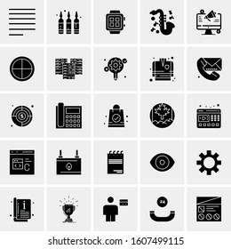 Set of 25 Universal Business Icons Vector