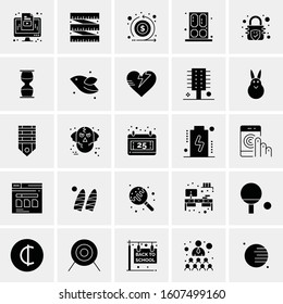 Set of 25 Universal Business Icons Vector