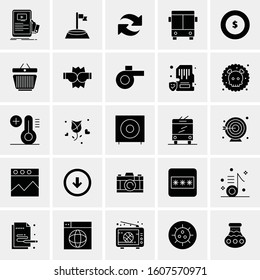 Set of 25 Universal Business Icons Vector