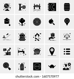 Set of 25 Universal Business Icons Vector