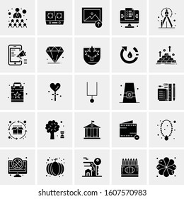 Set of 25 Universal Business Icons Vector