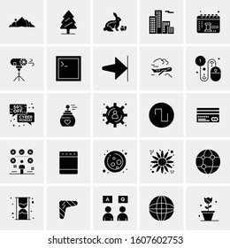 Set of 25 Universal Business Icons Vector
