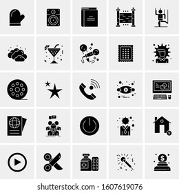 Set of 25 Universal Business Icons Vector