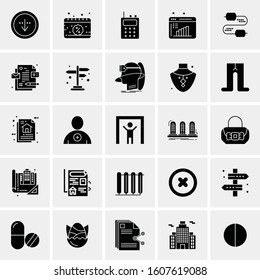 Set of 25 Universal Business Icons Vector