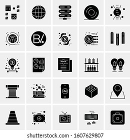 Set of 25 Universal Business Icons Vector