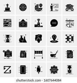 Set of 25 Universal Business Icons Vector