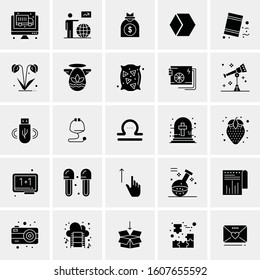 Set of 25 Universal Business Icons Vector