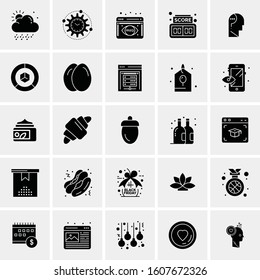 Set of 25 Universal Business Icons Vector