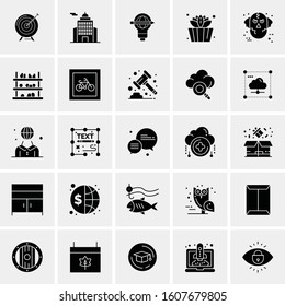 Set of 25 Universal Business Icons Vector