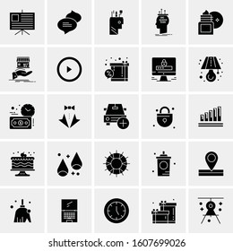 Set of 25 Universal Business Icons Vector