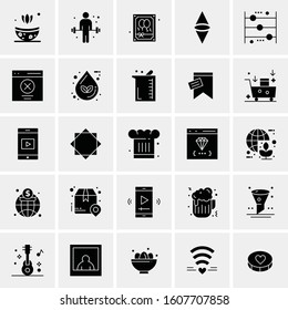 Set of 25 Universal Business Icons Vector
