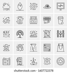Set of 25 Universal Business Icons Vector